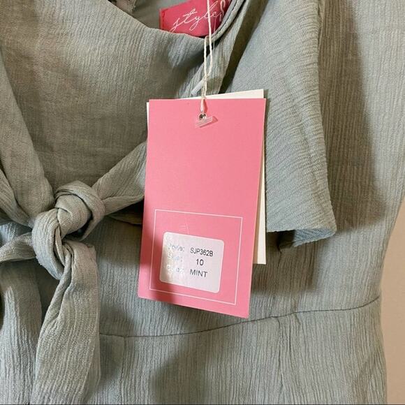 New Style State Wide Leg Jumpsuit Mint Green 10 - Picture 10 of 16